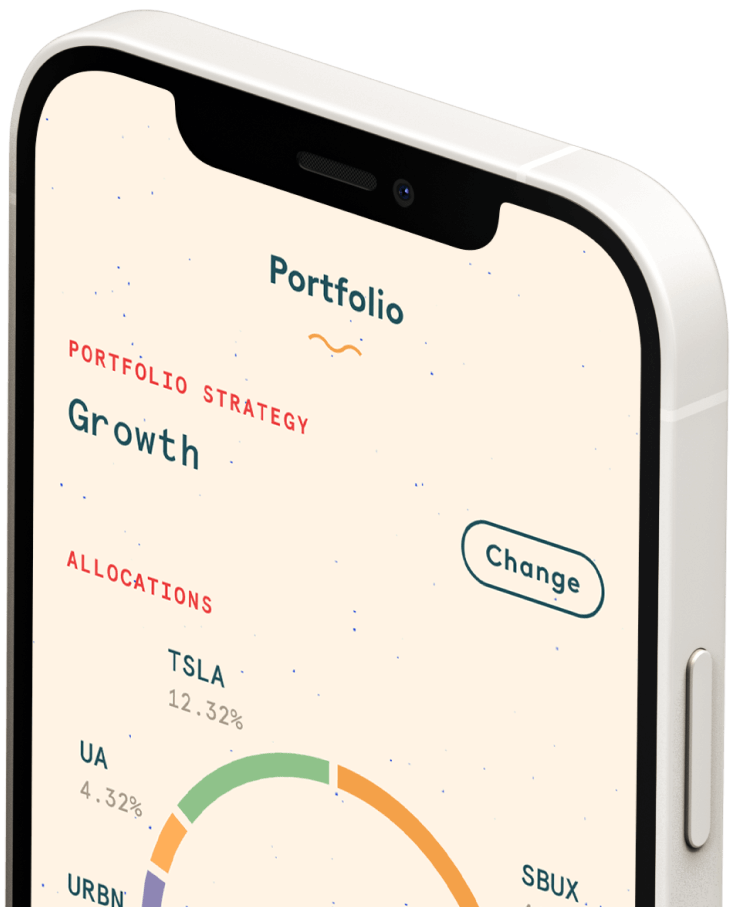 Delphia iPhone app portfolio screen